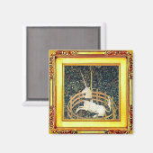 The Unicorn Tapestry Magnet マグネット (正面/裏面)