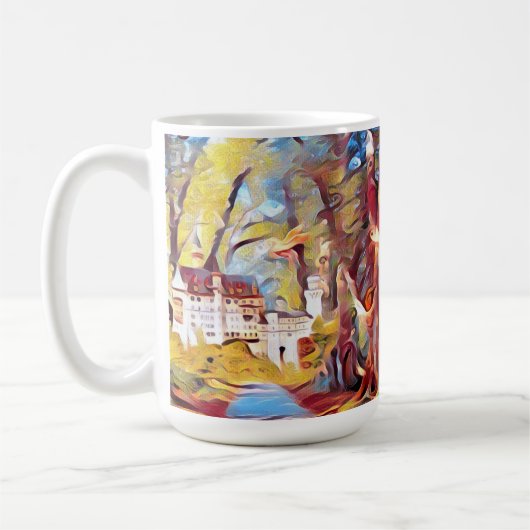 The Unicorns 遊Art, ポップ・アートの Coffee Mug コーヒーマグカップ (左)
