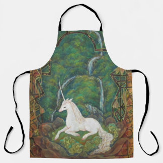 The Unicorn's Secret Garden エプロン