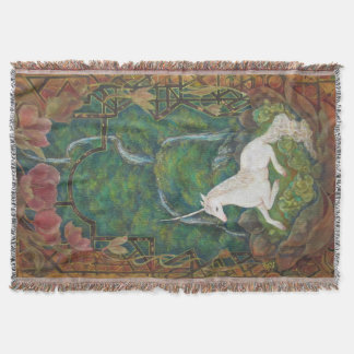 The Unicorn's Secret Garden スローブランケット
