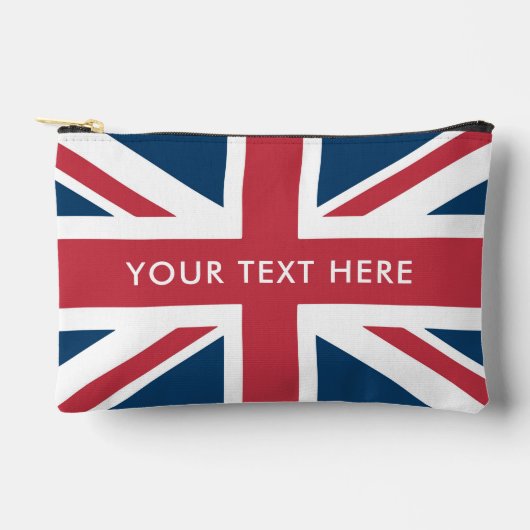 The Union Jack British Flag アクセサリーポーチ (正面)