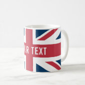 The Union Jack British Flag コーヒーマグカップ (正面右)