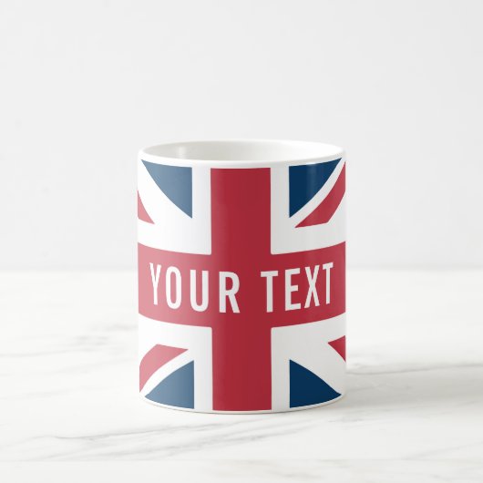 The Union Jack British Flag コーヒーマグカップ (中央)