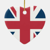 The Union Jack British Flag セラミックオーナメント (裏面)