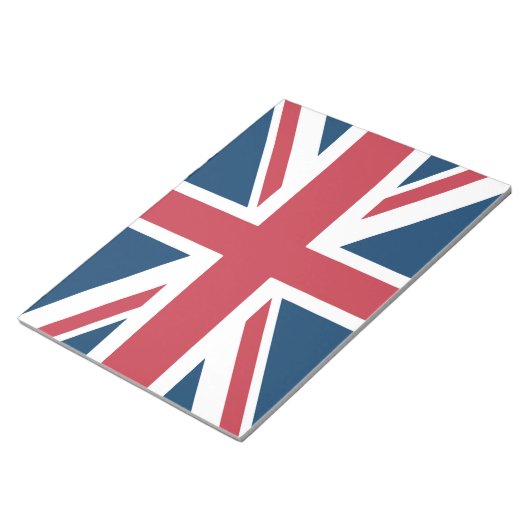 The Union Jack British Flag ノートパッド (アングル)