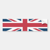 The Union Jack British Flag バンパーステッカー (正面)