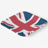 The Union Jack British Flag ペーパープレート (傾斜あり)