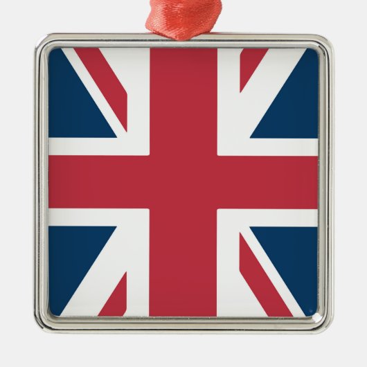 The Union Jack British Flag メタルオーナメント (正面)
