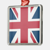 The Union Jack British Flag メタルオーナメント (左)