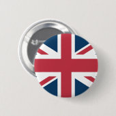 The Union Jack British Flag Button 缶バッジ (正面&裏面)