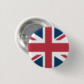 The Union Jack British Flag Button 缶バッジ (正面&裏面)