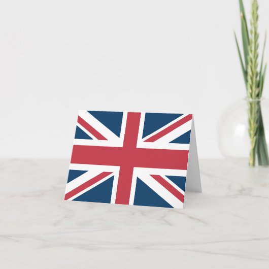 The Union Jack British Flag Card サンキューカード (正面)