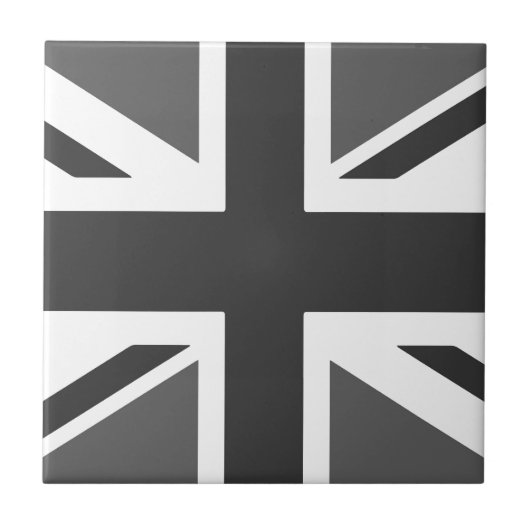 The Union Jack British Flag Ceramic Tile タイル (正面)