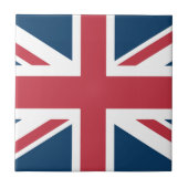 The Union Jack British Flag Ceramic Tile タイル (正面)