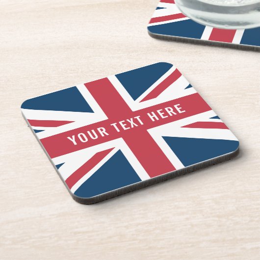 The Union Jack British Flag Coaster コースター (左側)