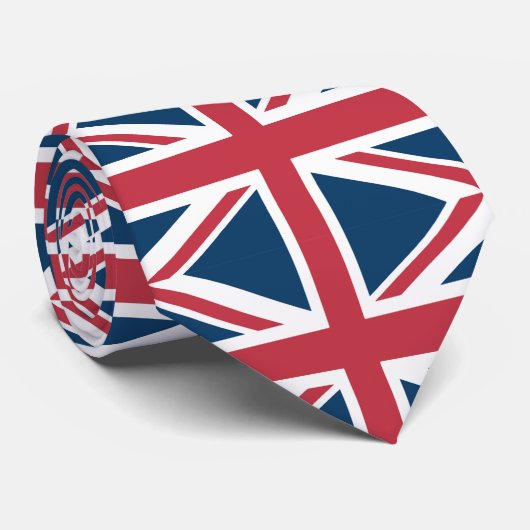 The Union Jack British Flag Neck Tie ネクタイ (ロール)