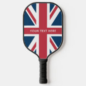 The Union Jack British Flag Pickleball Paddle ピックルボールラケット (正面)