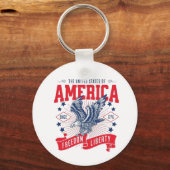 The United States of America - Freedom & Liberty キーホルダー (裏面)