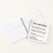The Universe – 元気を取り戻すエンパワーメントの詩 ノートブック (内部)
