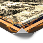 The Universe is a tree sepia Poster ポスター (角)