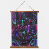 The Universe is Wide 吊り下げ型タペストリー (正面)