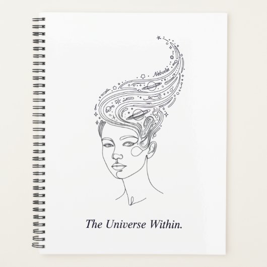 The Universe Within Minimalist Planner - Celestial プランナー手帳 (正面)