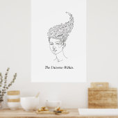 The Universe Within Minimalist Poster - Celestial  ポスター (キッチン)