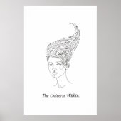 The Universe Within Minimalist Poster - Celestial  ポスター (正面)