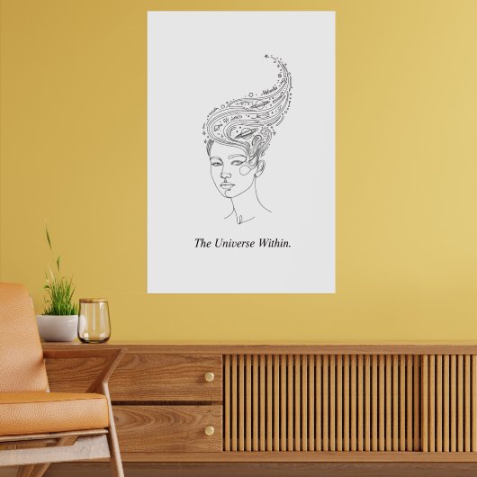 The Universe Within Minimalist Poster - Celestial  ポスター (リビング2)