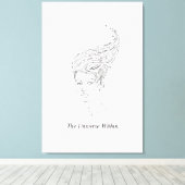 The Universe Within Minimalist Stretched Canvas Pr キャンバスプリント (インサイチュ (ウッドフロア))