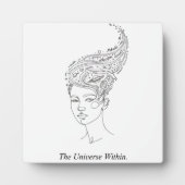 The Universe Within Minimalist Tabletop Plaque - C フォトプラーク (正面)