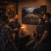 The Unmanned Deck — Pirate Ship Scene ポスター