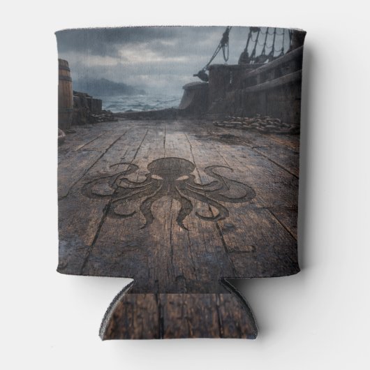 The Unmanned Deck — Pirate Ship Scene 缶クーラー (正面)