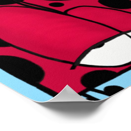 The Unrequited Love Ladybug Illustration ポスター (角)