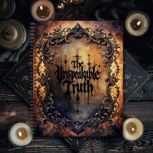 The Unspeakable Truth Dark Gothic ノートブック