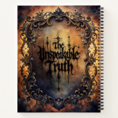 The Unspeakable Truth Dark Gothic ノートブック (裏面)