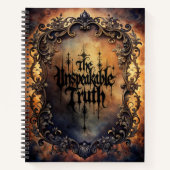 The Unspeakable Truth Dark Gothic ノートブック (正面)