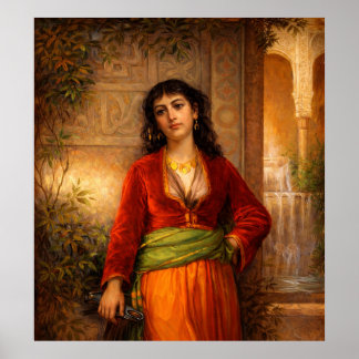 The Unwelcome Companion by John William Waterhouse ポスター