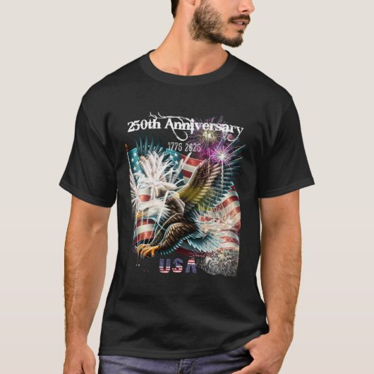 The US 250 Years Anniversary Tシャツ (正面)