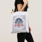 The US independence day tole bag 2025 トートバッグ (クローズアップ)