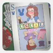 The Usual Bet カバー ステッカー 2019-2020 (正面)