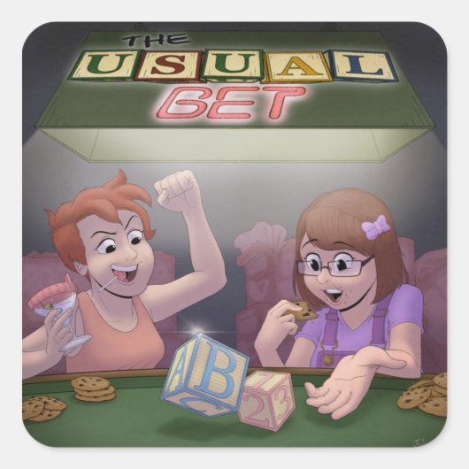 The Usual Bet カバー ステッカー 2021-2022 (正面)