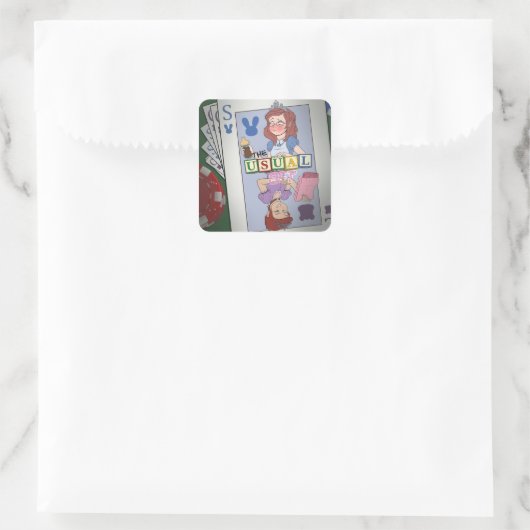 The Usual Bet Cover Sticker 2019-2020 スクエアシール (バッグ)