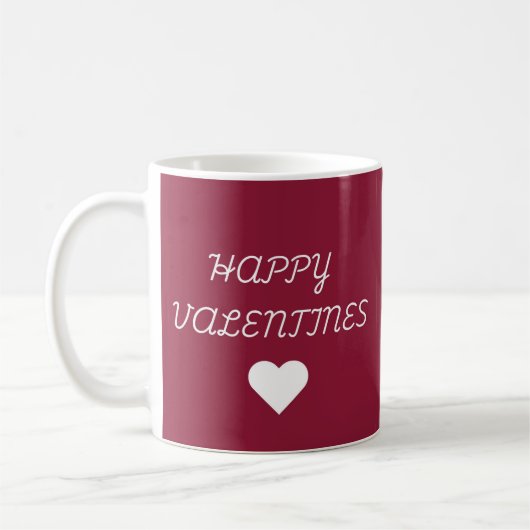 The Valentine Mug コーヒーマグカップ (左)