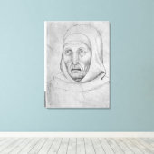 The Vallardi Albumの僧侶の頭 キャンバスプリント (インサイチュ (ウッドフロア))