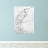 The Vallardi Albumよりペリカン キャンバスプリント (インサイチュ (ウッドフロア))