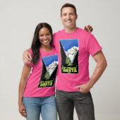 The Valley Of Aosta イタリアン Alps旅行ポスターアート Tシャツ (ユニセックス)