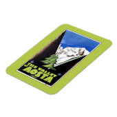 The Valley of Aosta Italy Alps旅行ポスター マグネット (左側)