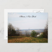 THE VALLEY OF ITHACA, NEW YORKポストカード ポストカード (正面/裏面)