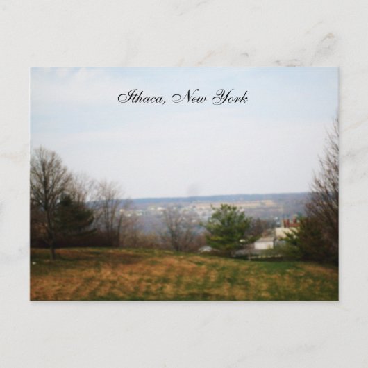 THE VALLEY OF ITHACA, NEW YORKポストカード ポストカード (正面)